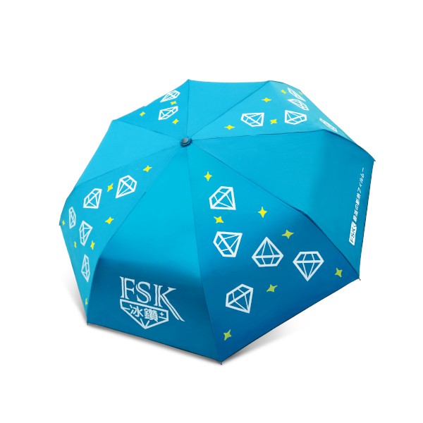 FSK雷朋線上購物_FSK冰鑽抗UV晴雨傘(摺疊)